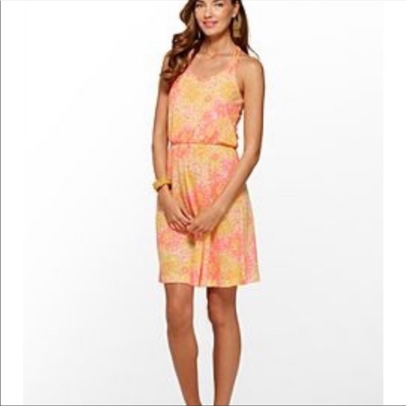 Lilly Pulitzer Lockwood Dress Sunkissed - Picture 1 of 12